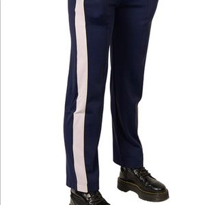 Alexa Chung Track pants blue navy joggers